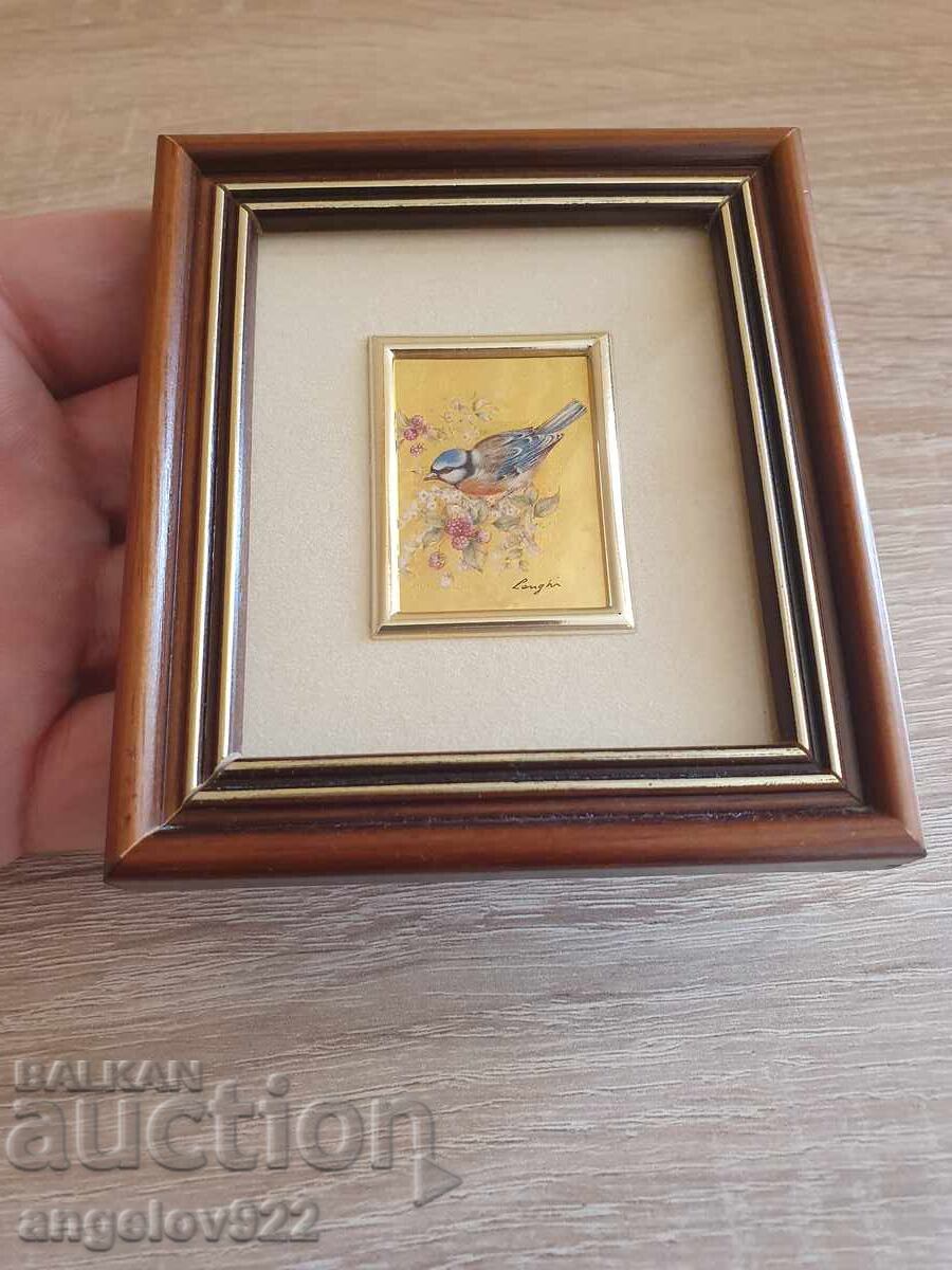 Lithograph on authentic 960 % 23 karat gold foil!!! with price 23.00 BGN | € 11.76 Lithograph on authentic 960 % 23 karat gold foil!!! with price 23.00 BGN | € 11.76