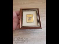 Lithograph on authentic 960 % 23 karat gold foil!!!