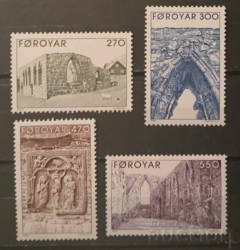 Insulele Feroe 1988 Clădiri MNH