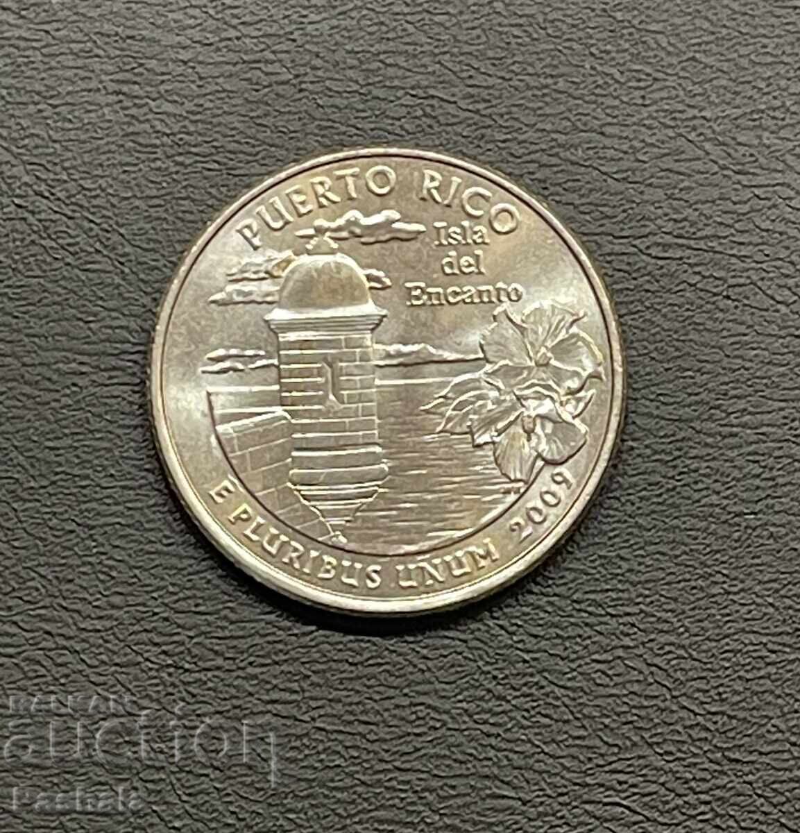 ΗΠΑ 25 σεντ 2009 PUERTO RICO