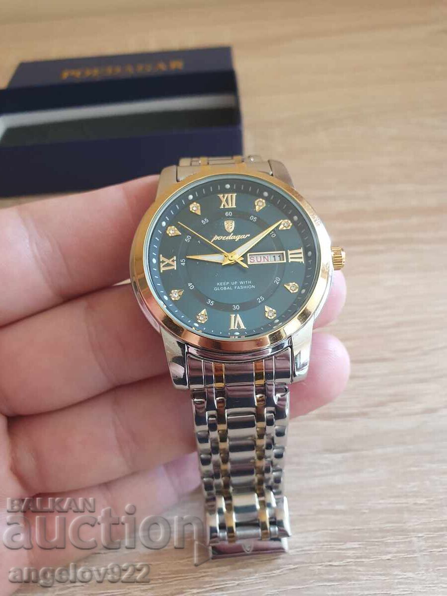 Auction  POEDAGAR Wristwatch Day Date!!!