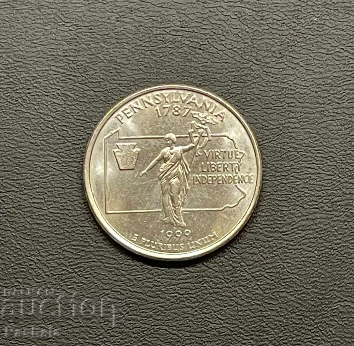 USA 25 Cent 1999 PENNSYLVANIA