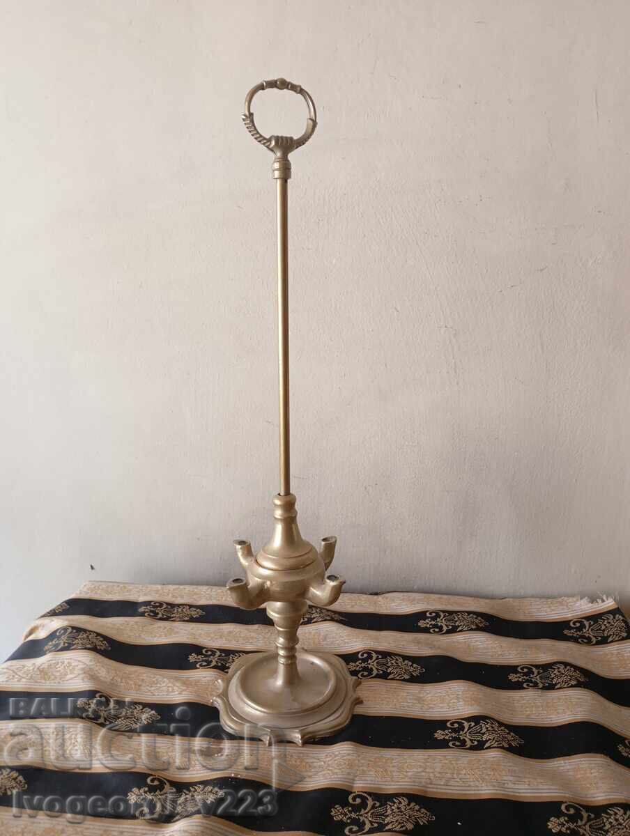 стара газена лампа за декорация