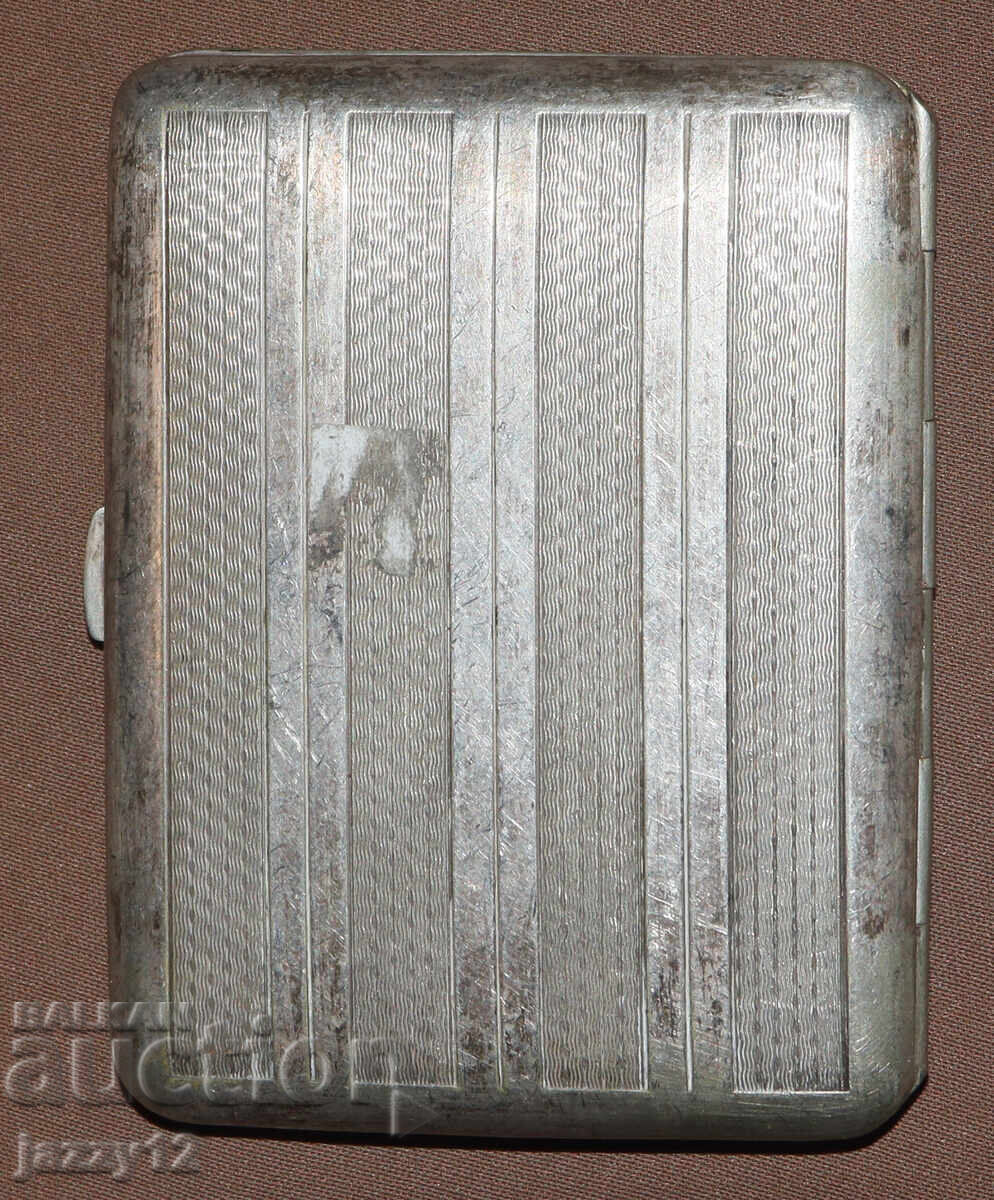 Livrarea Veche tabacheră decorativă alpaca Livrarea Veche tabacheră decorativă alpaca