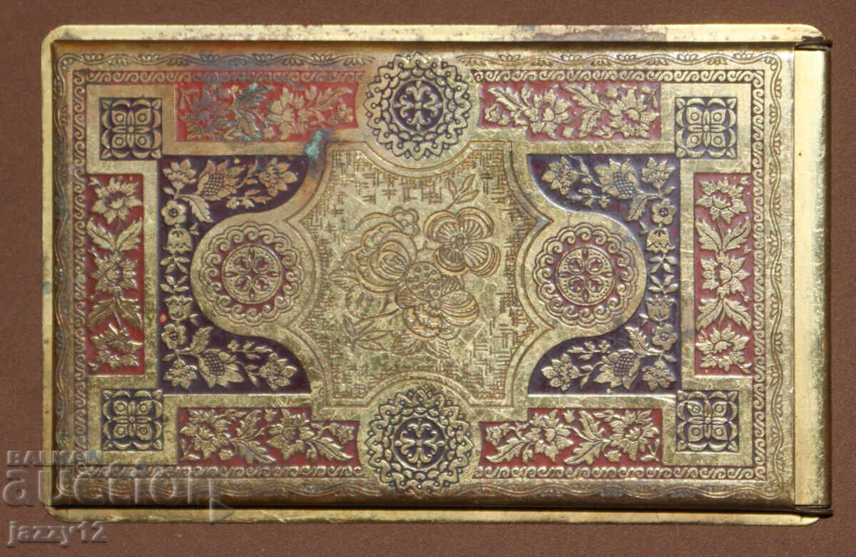 Аукцион Стар месингов тефтер скицник за рисуване Аукцион Стар месингов тефтер скицник за рисуване