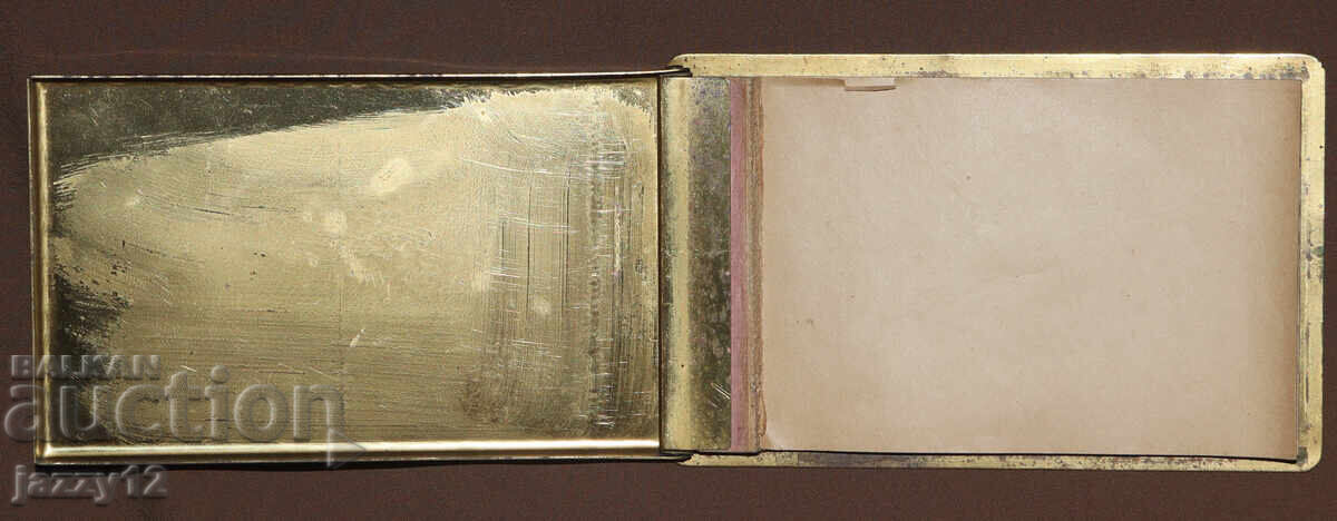 Стар месингов тефтер скицник за рисуване - 6 Стар месингов тефтер скицник за рисуване - 6