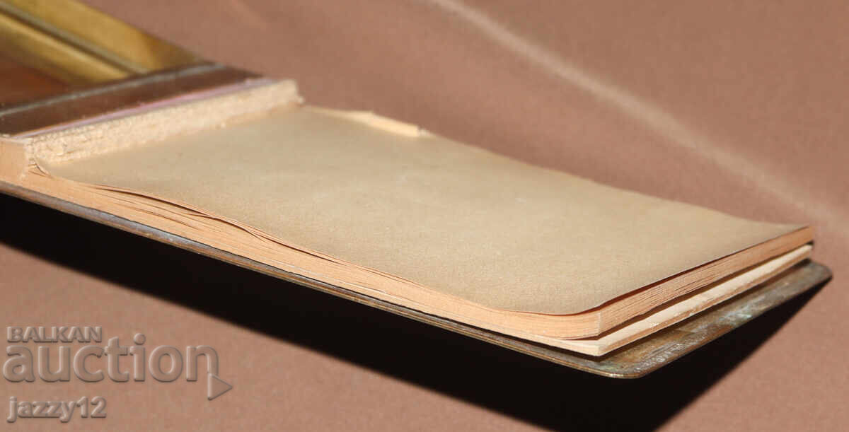 Стар месингов тефтер скицник за рисуване - 7 Стар месингов тефтер скицник за рисуване - 7