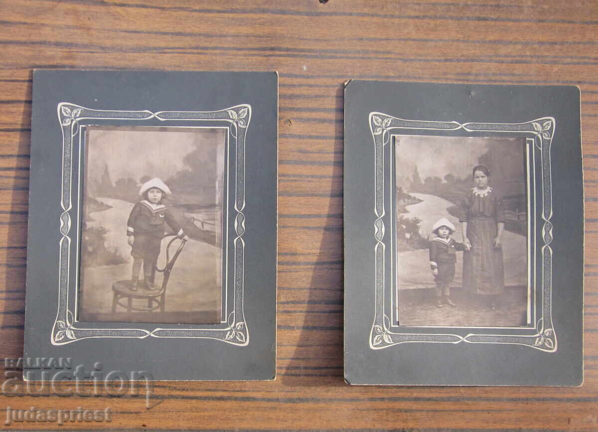 Βασίλειο της Βουλγαρίας φωτογραφία φωτογραφίες σε χαρτόνι Γεωργίου 1925 έτος