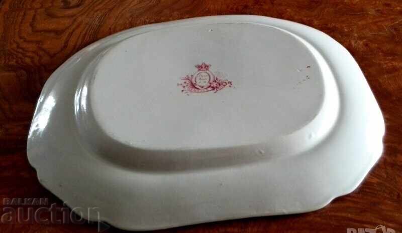 Bol de fructe antic din porțelan Staffordshire, John Ridgway Co - 5