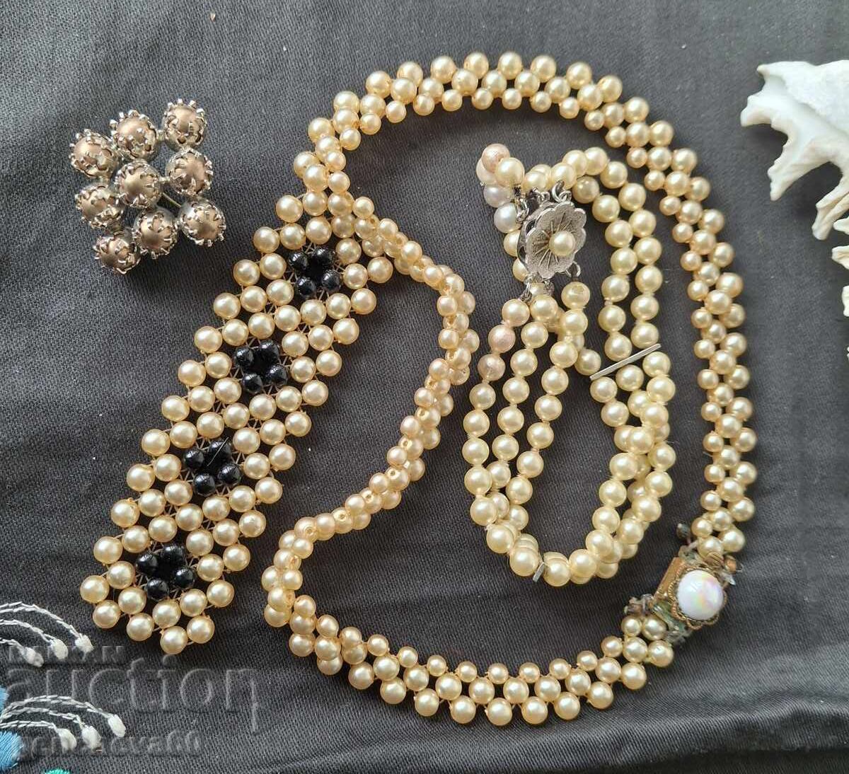Old pearl necklace and bracelet - 7 Old pearl necklace and bracelet - 7