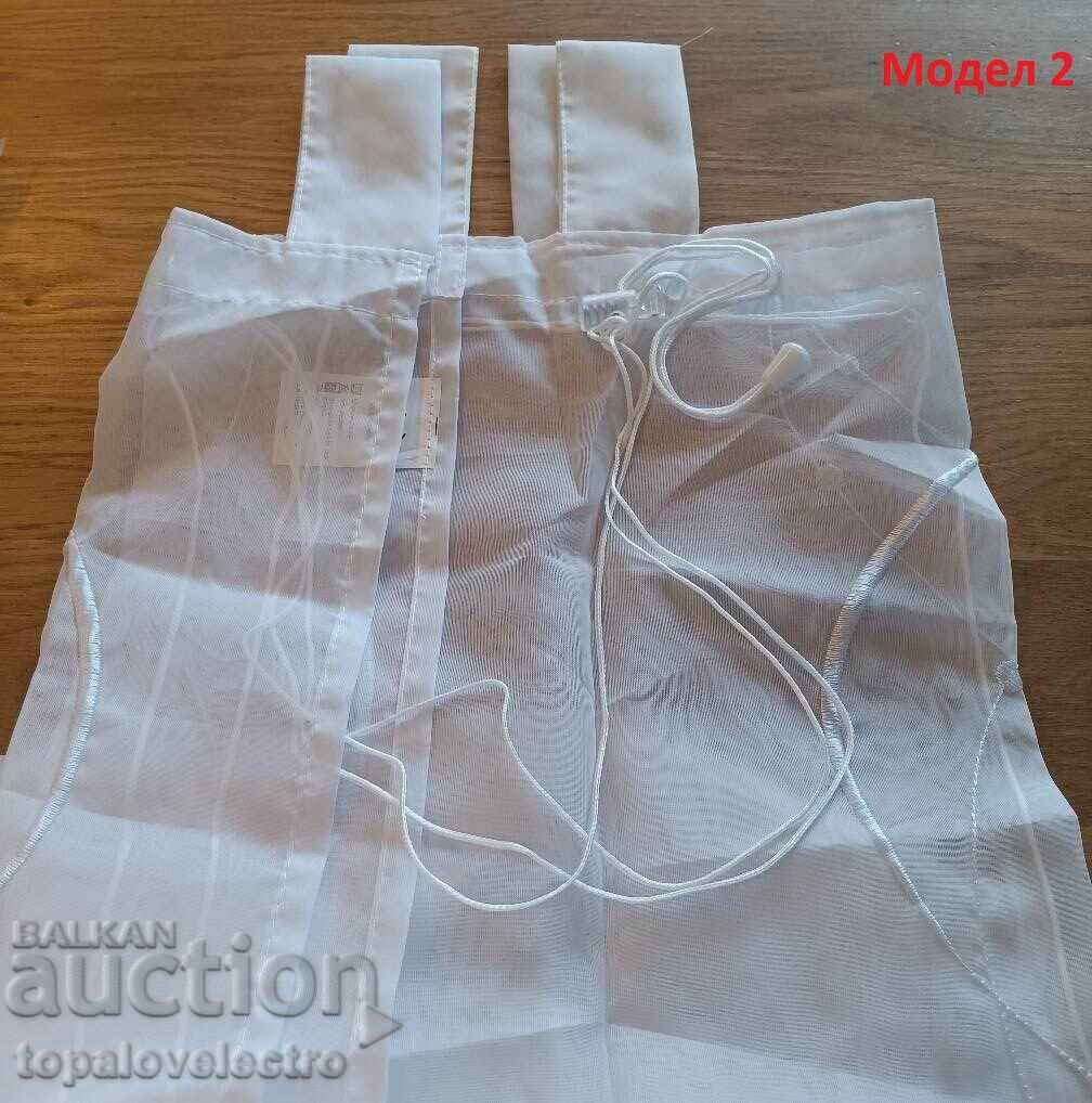 NEW! Roman blind with rings, semi-transparent curtain with embroidery 2 with price 6.00 BGN | € 3.07