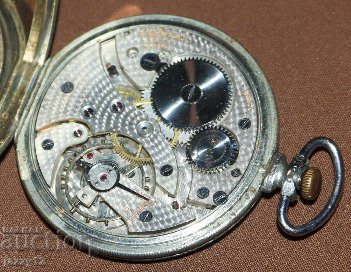 Ceas de buzunar elvețian antic cronometru - 6