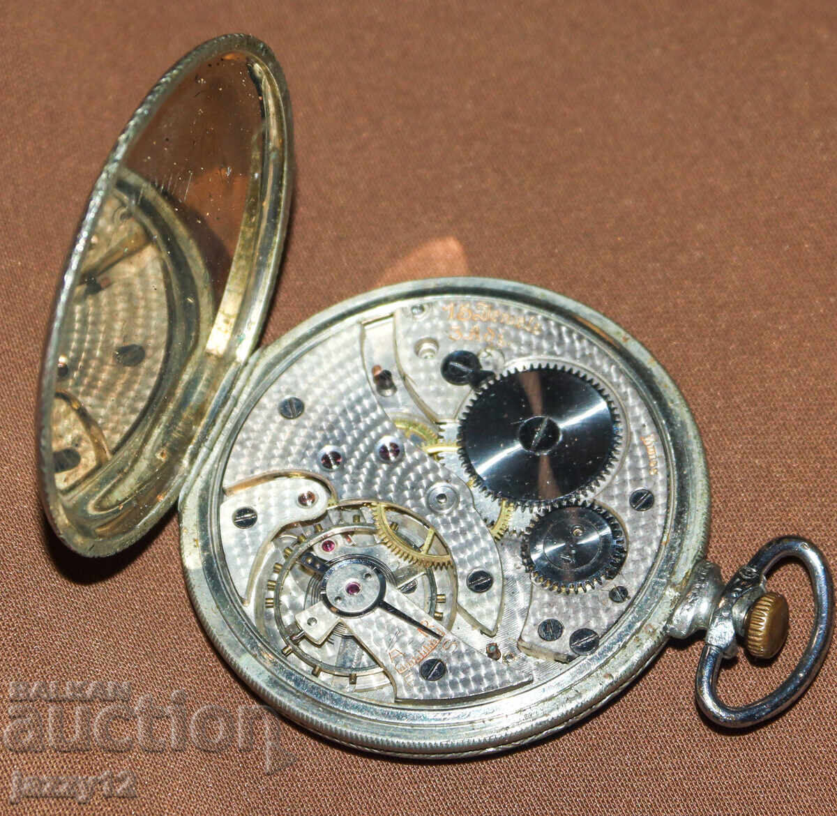 Ceas de buzunar elvețian antic cronometru - 7