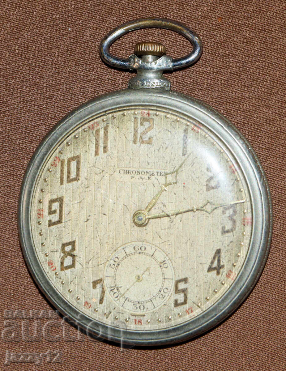 Ceas de buzunar elvețian antic cronometru