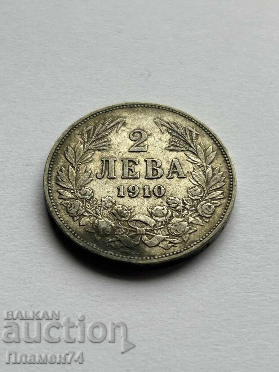 2 лева 1910 България 2 лева 1910 България
