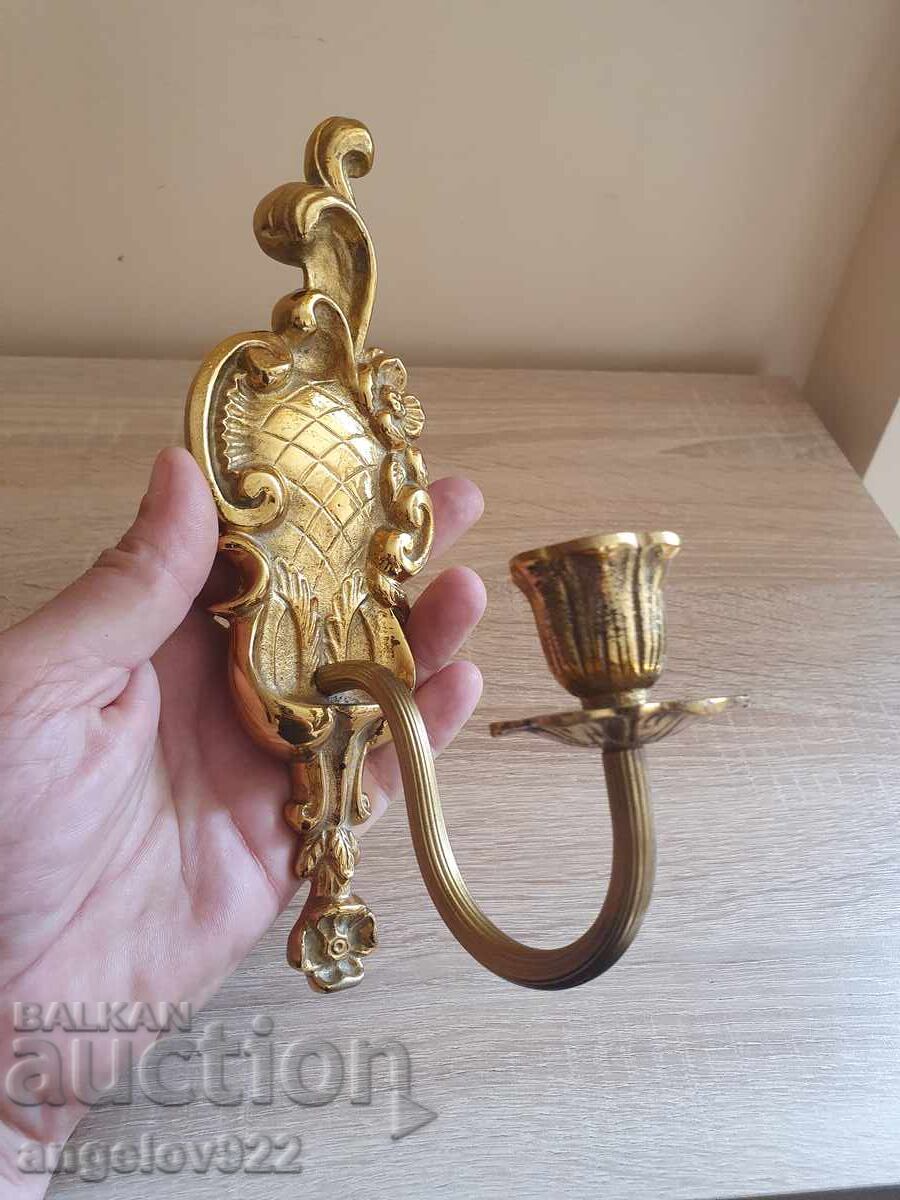 Bronze wall sconces candle holders!!! - 6 Bronze wall sconces candle holders!!! - 6