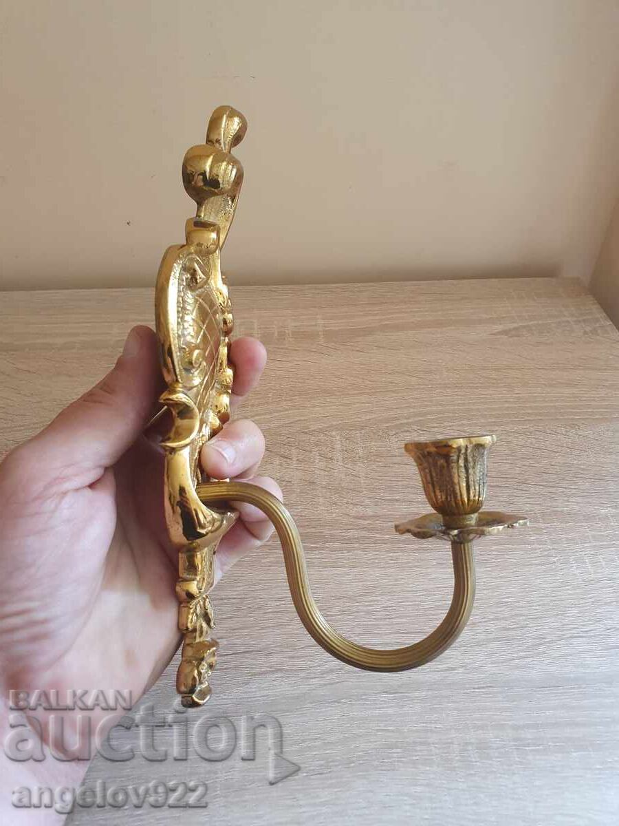 Bronze wall sconces candle holders!!! - 7 Bronze wall sconces candle holders!!! - 7