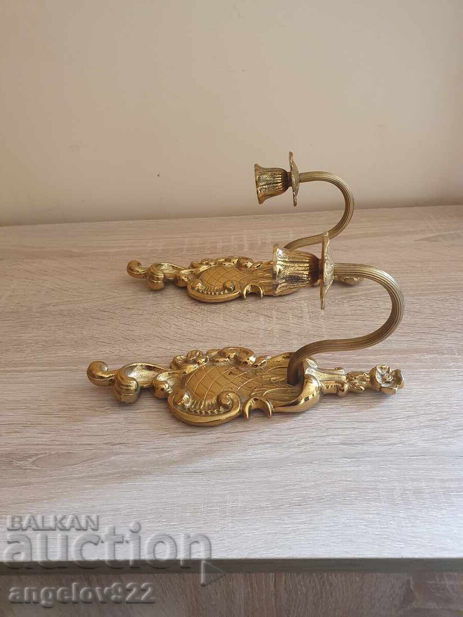 Bronze wall sconces candle holders!!! Bronze wall sconces candle holders!!!