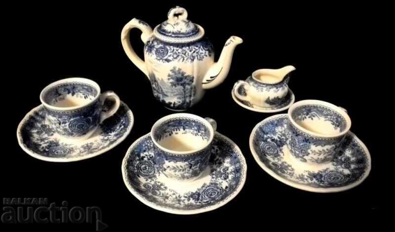 Доставка на Винтидж Френски сервиз от Дижон 1950 г