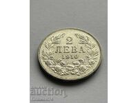 2 Leva 1910 Bulgaria