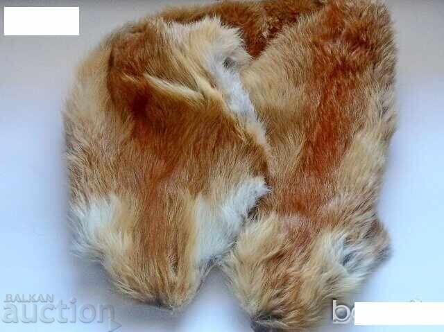 Eșarfă cu guler de vulpe