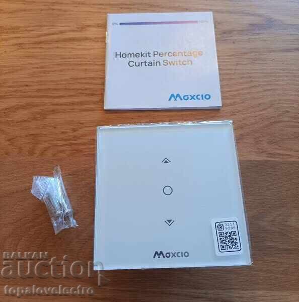 Παράδοση ΝΕΟ! Διακόπτης WiFi Maxcio για κουρτίνες, APP, ποσοστό και χρονοδιακόπτης