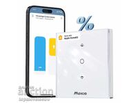 NOU! Comutator WiFi Maxcio pentru perdele, APP, procent și temporizator