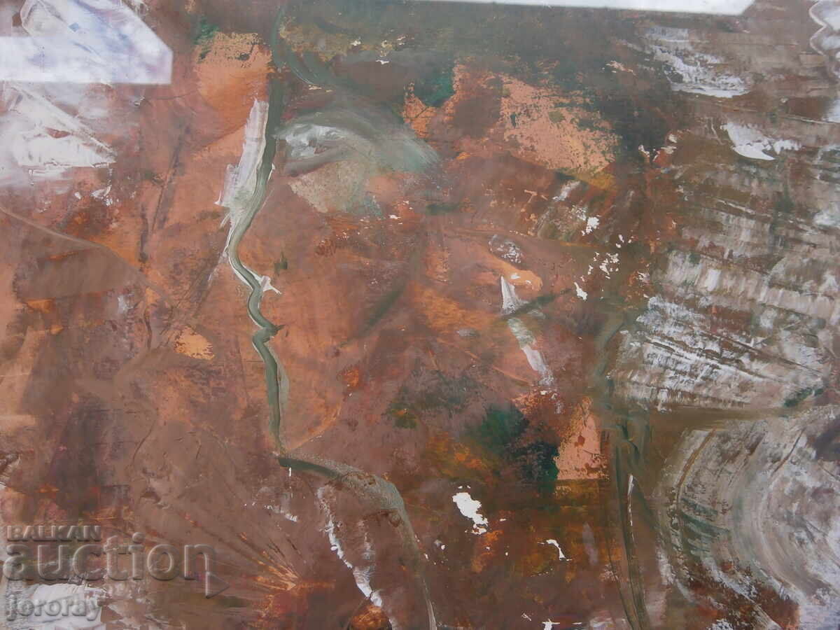 Auction  Abstract oil portrait 62x70cm