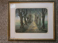 Master lithograph 72x62cm