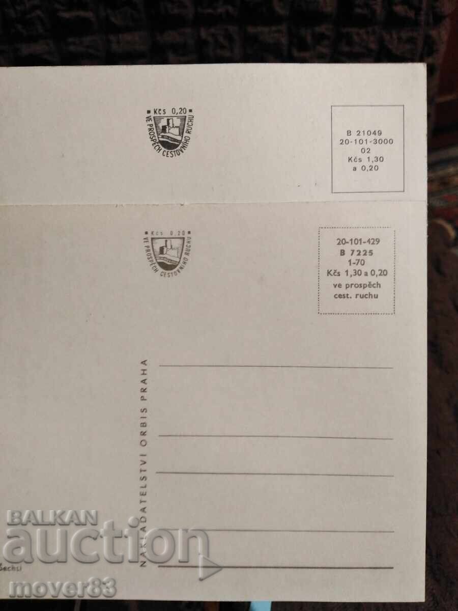 Czechoslovakia Postcards. 6 pieces - 7