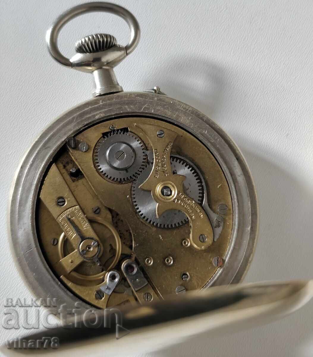 Rare Huge Pocket Watch - Roskopf - 5 Rare Huge Pocket Watch - Roskopf - 5