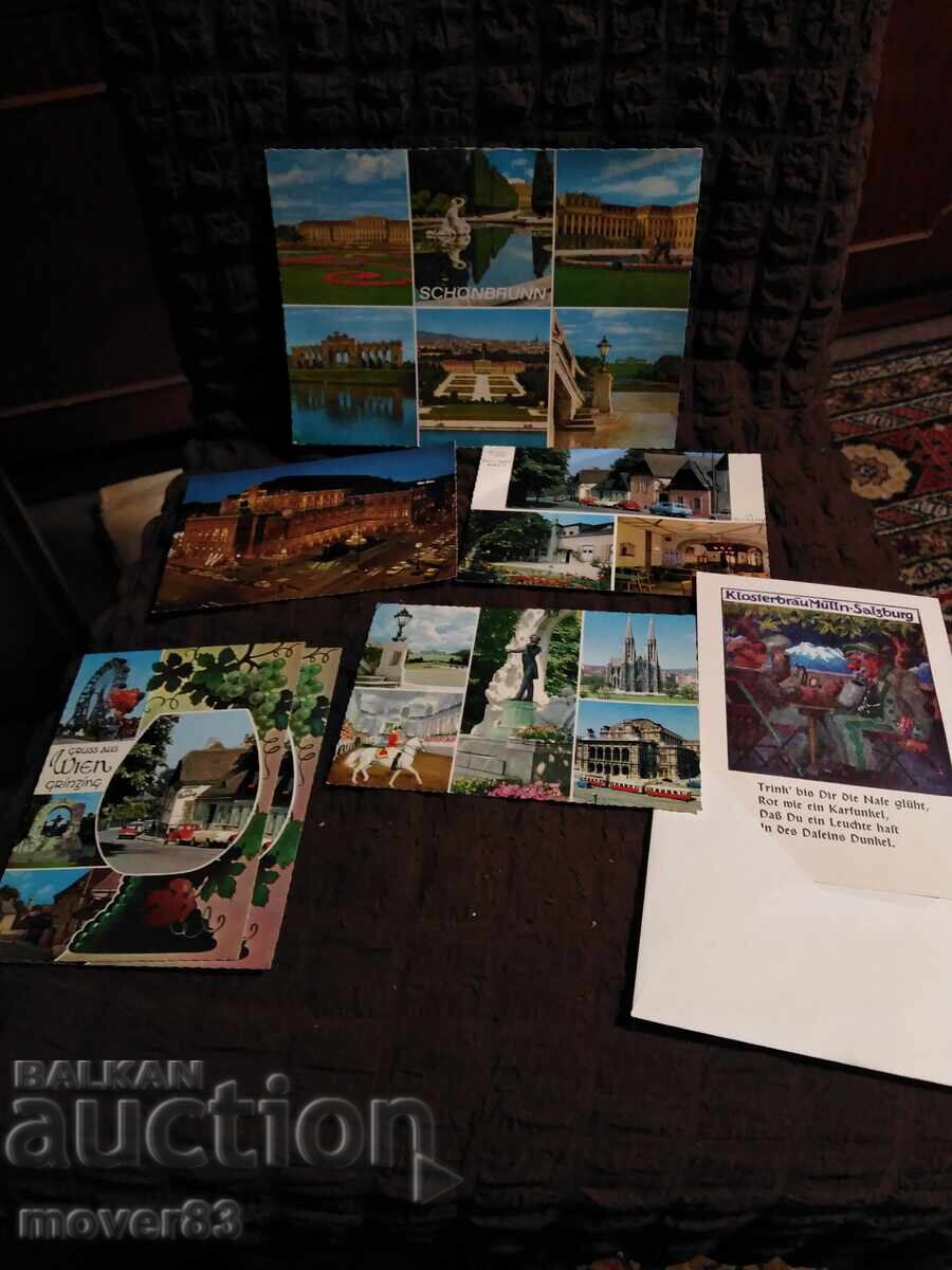 Κάρτες Αυστρίας. 6 τεμάχια Κάρτες Αυστρίας. 6 τεμάχια