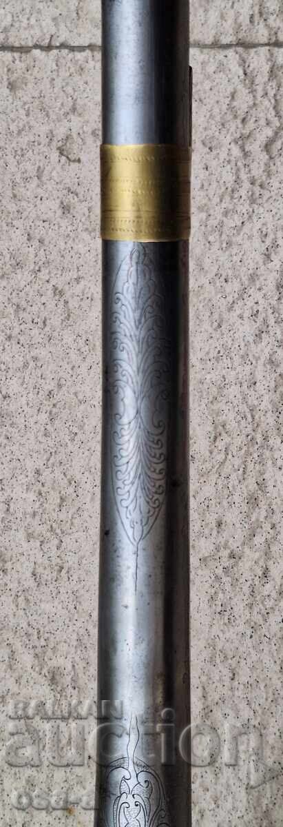 Homemade gun, glass bottle, toy pistol - 8