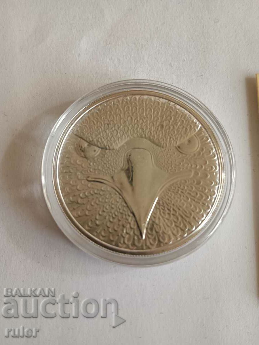 Auction  1 Bitcoin Cent Binary Eagle Silver 1 Oz. 2014