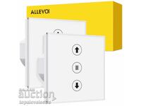 NOU! Întrerupător WiFi pentru jaluzele rulou, cu temporizator, 2 buc/set