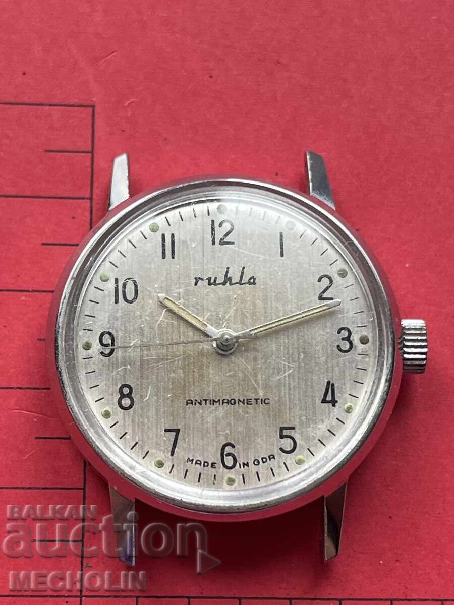 WATCH German movement RUHLA GDR WATCH German movement RUHLA GDR