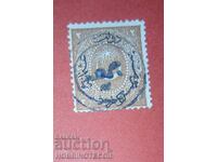 ΤΟΥΡΚΙΑ ΜΑΡΚΑ 2 Πιάστρα 1865 - σφραγίδα ΤΖΟΥΜΑΓΙΑ ΜΠΛΑΓΟΕΒΓΡΑΝΤ