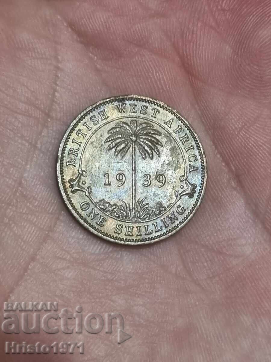 1 σελίνι 1939 Βρετανική Δυτική Ινδία 1 σελίνι 1939 Βρετανική Δυτική Ινδία