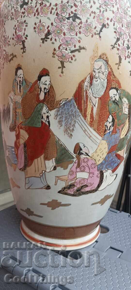 Large Satsuma vase - 5 Large Satsuma vase - 5