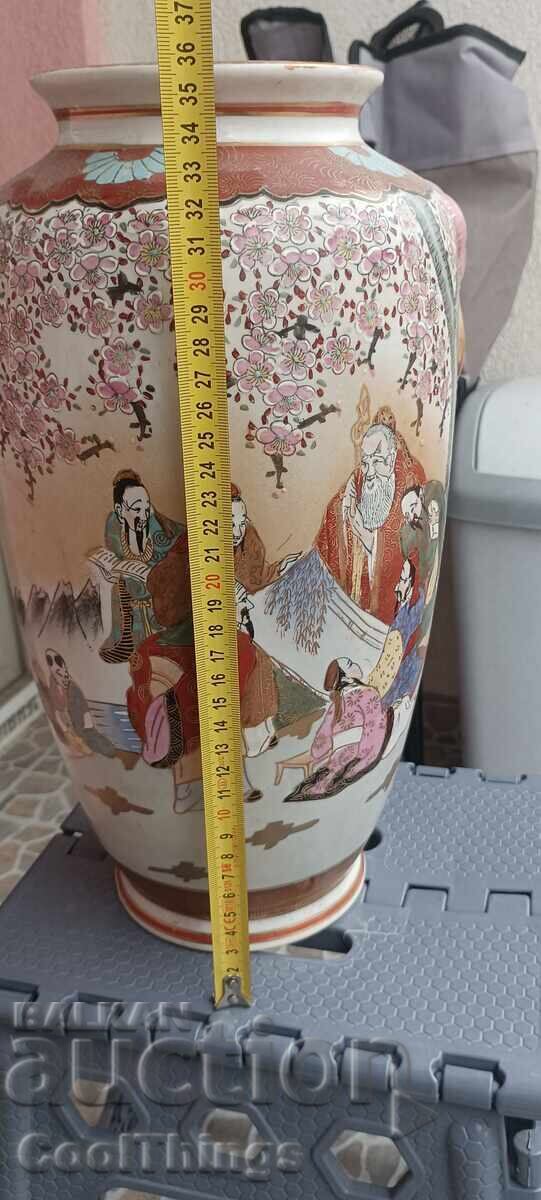 Large Satsuma vase - 6 Large Satsuma vase - 6
