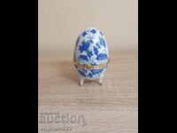 Porcelain jewelry box egg!!!