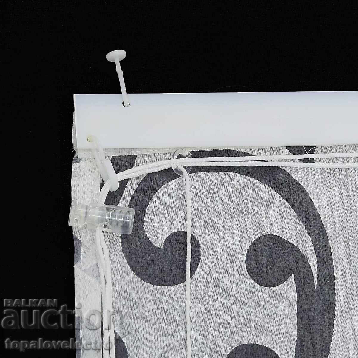 Delivery of NEW! Roman blind with Velcro tape, 100x140 cm