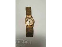 Gold-plated military watch, gold filled