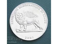 Republica Democratică Congo. 25 centime 2002