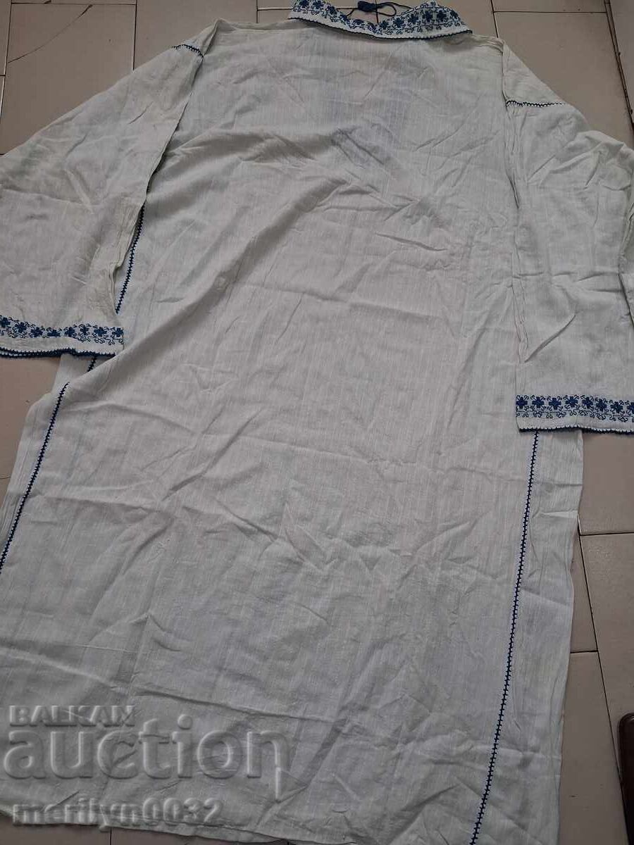 Cămașă bătrână cu broderie manuală de șezlong, costum, sukman - 7