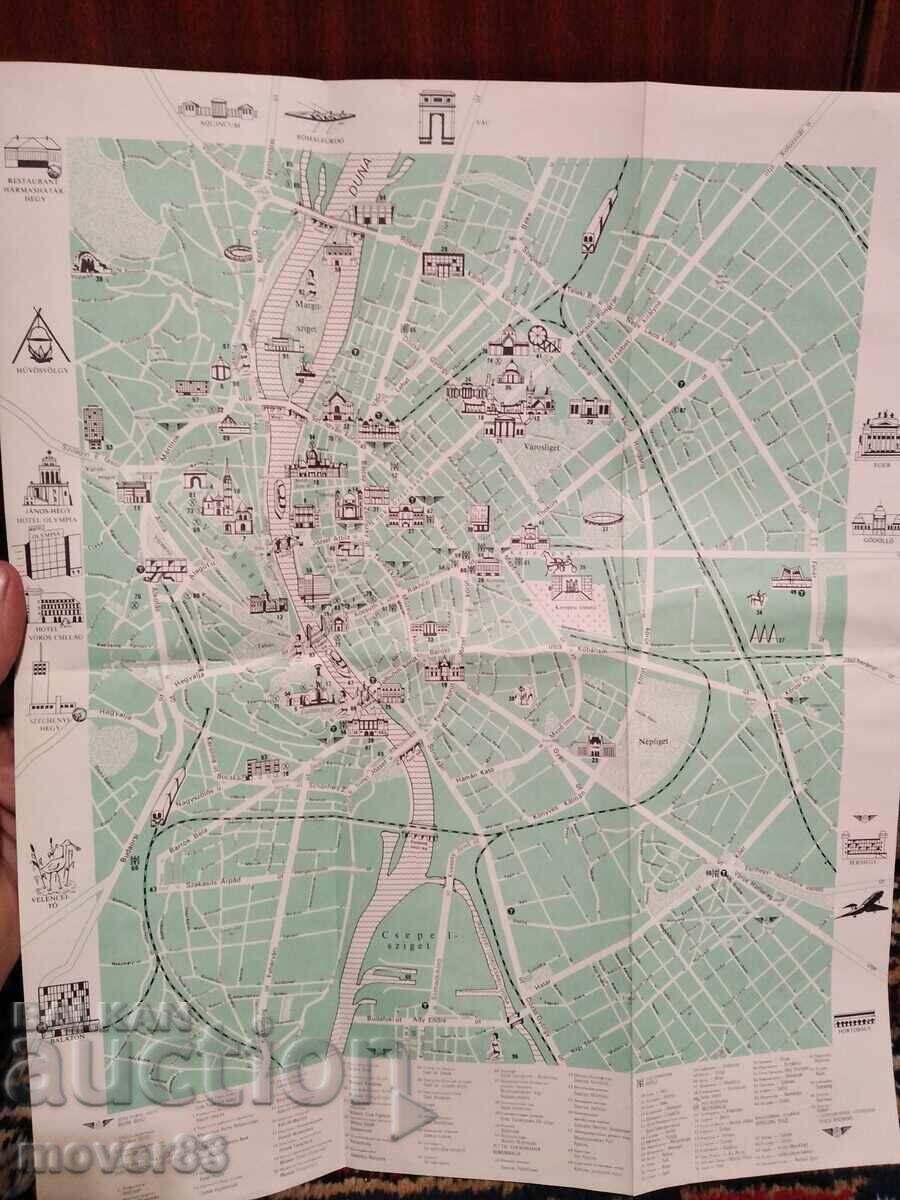 Social Brochures. 1970s. Budapest with price 0.29 BGN | € 0.15