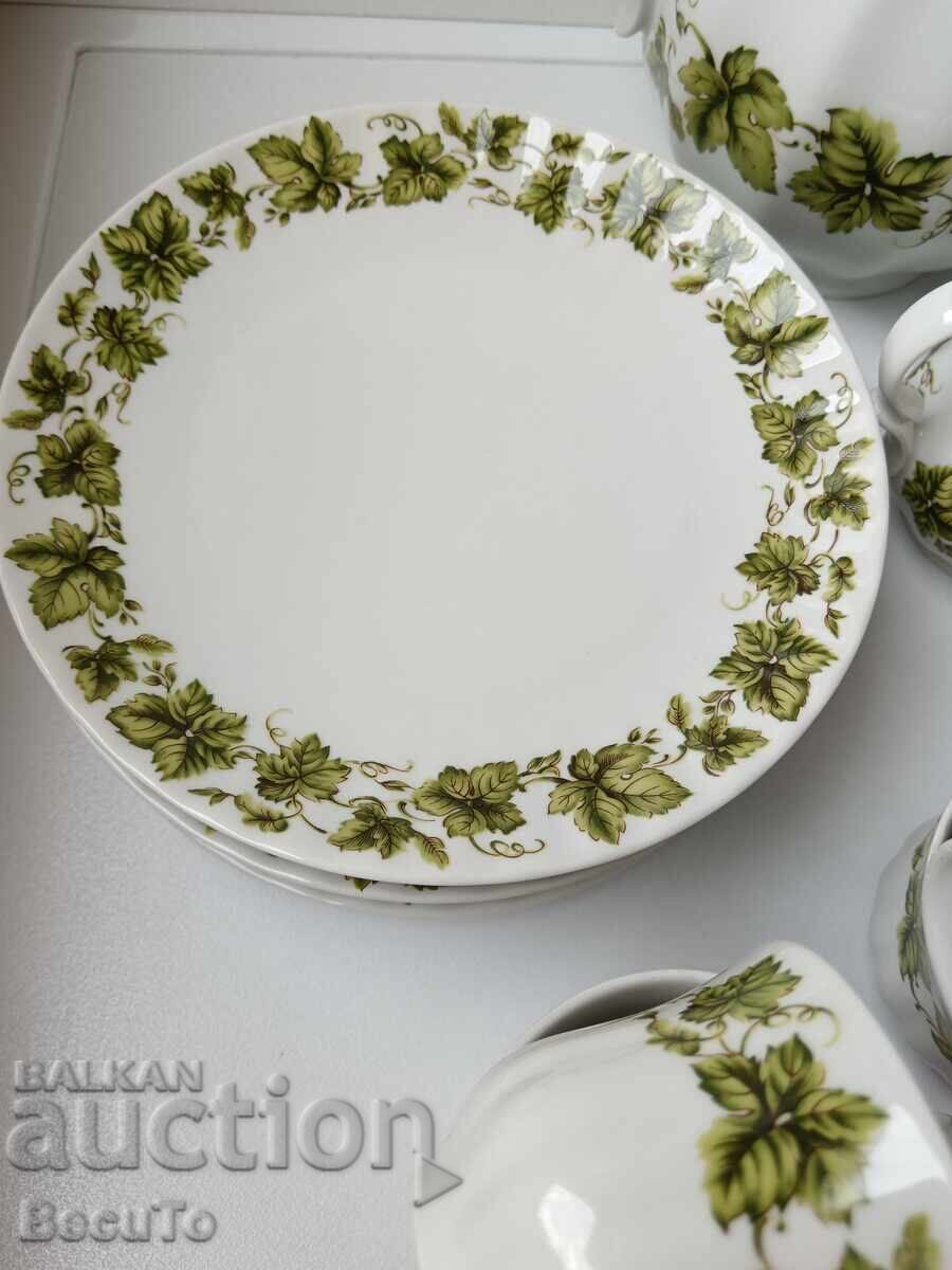 Coffee service, Bavaria, vine leaf decor - 7