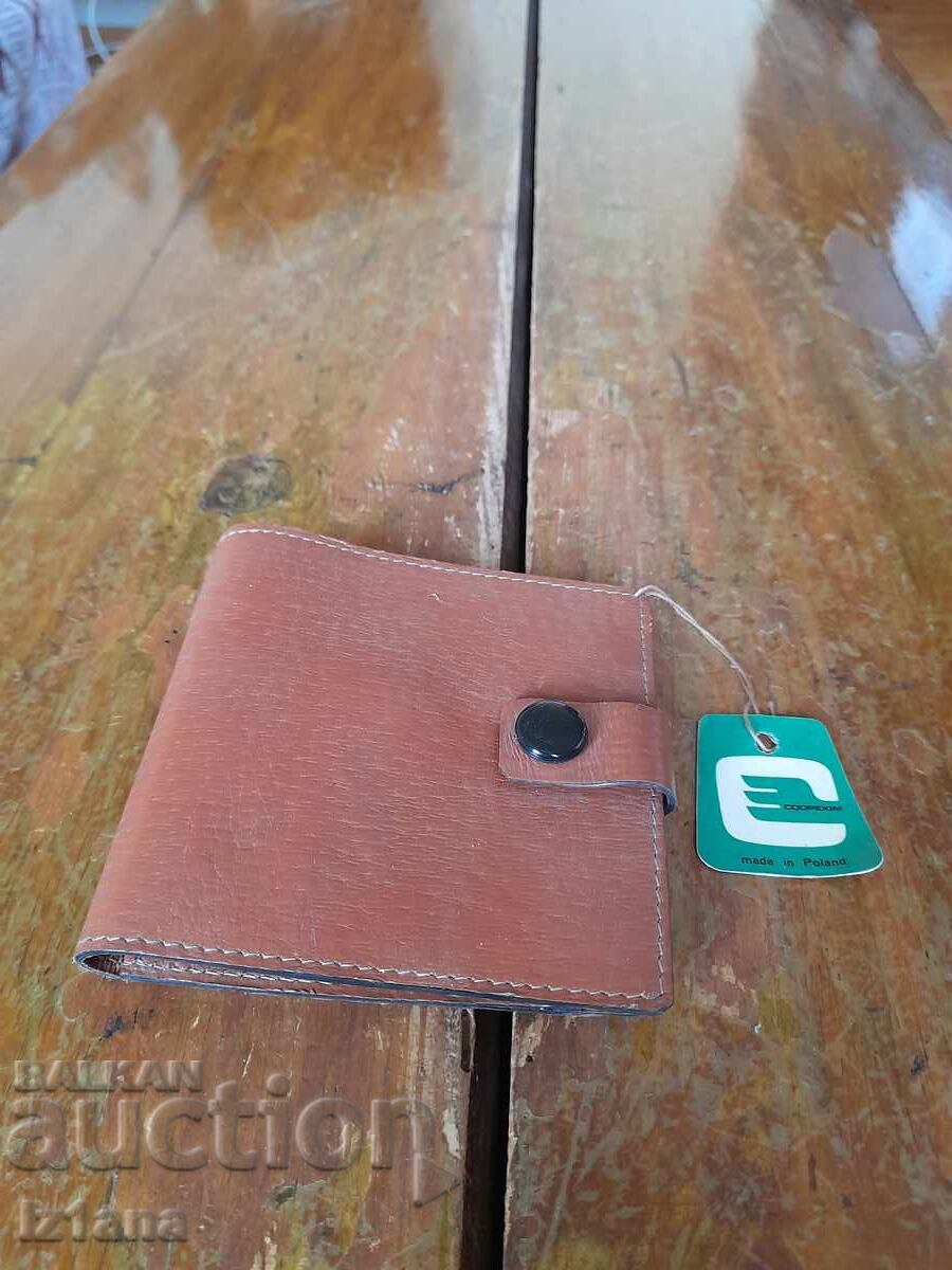 Portofel vechi din piele, poșetă