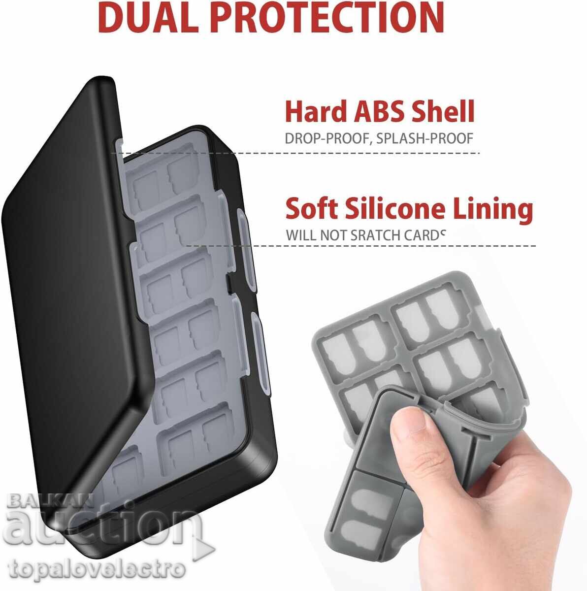 Доставка на НОВА! Кутия за игри за Nintendo Switch/OLED, 48 слота