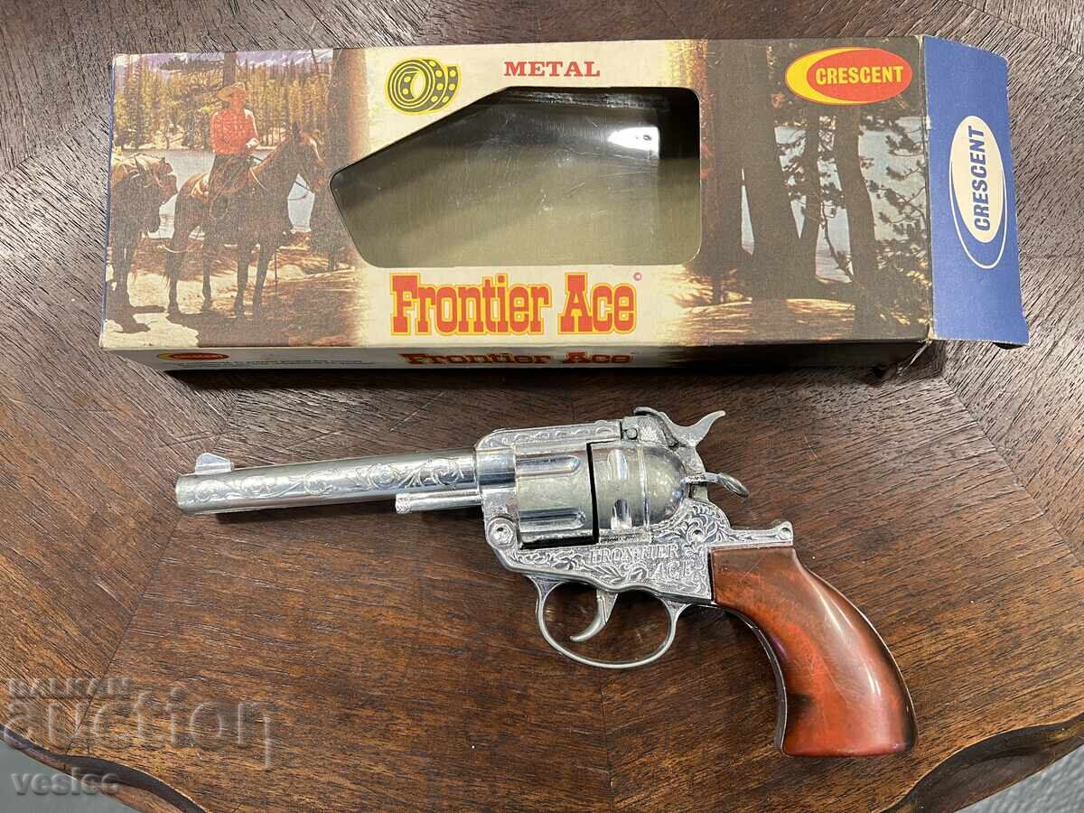 Παράδοση Παλιό Παιχνίδι Capsen Capsule Πιστόλι με Ταινίες και Κουτί